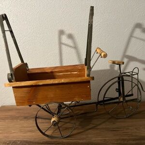 Vintage Bicycle Flower Cart Garden Décor